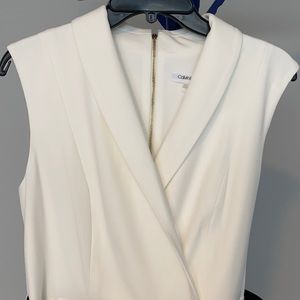 White Calvin Klein Jumpsuit NWT